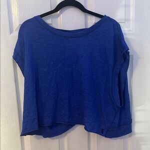 Free People Movement My Time Tee Size Small In Color Sapphire Skies